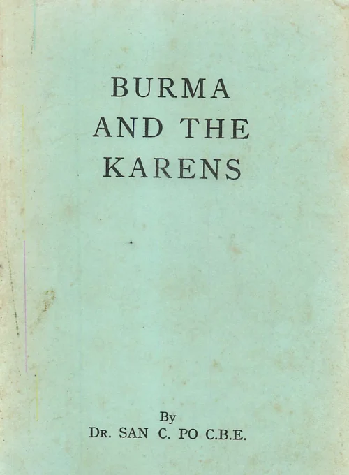 Burma and the Karens book