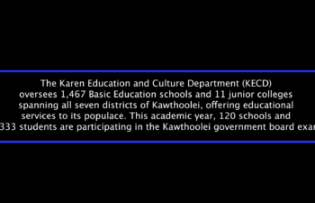 Image for The Kawthoolei Government Board Exam