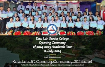 Image for We are excited to share the video of our Kaw Lah Junior College opening ceremony.