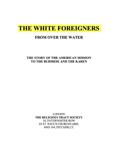 The white foreigners