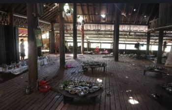 Image for On April 19, 2025, at around 11 a.m., the SAC deliberately carried out an airstrike on Khaw Poe Pleh Monastery Bilin Township, Doo Tha Htu District.