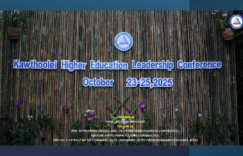 Image for Interview with Tharamu Naw Paw Moo (Bureau Head – Bureau of Higher Education, Karen Education and Culture Department), regarding the Kawthoolei Higher Education Leadership Conference.