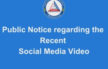 Image for Public Notice regarding the Recent Social Media Video