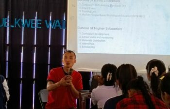 Image for January 16 to February 5, 2026, central staff members from the Karen Education and Culture Department (KECD) traveled throughout Taw Oo District